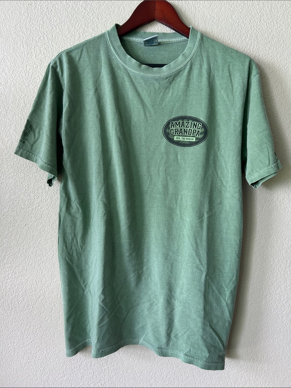 CRAZY SHIRTS Amazing Grandpa AKA The Spoiler Short-Sleeve Crewneck T-Shirt, Sz M